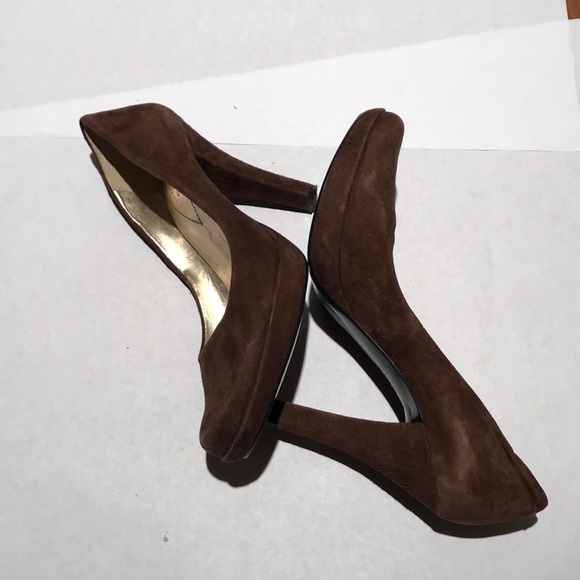 Brown suede heels - Picture 7 of 7